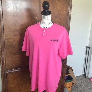 Supreme pink medium shirt